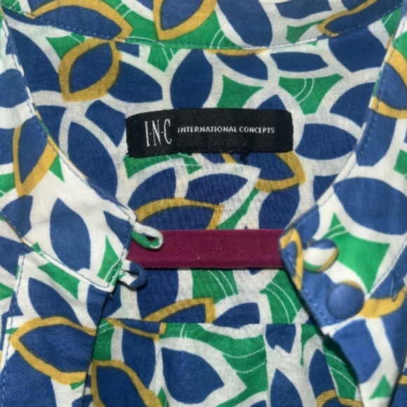 INC Wrap Around Peplum Blouse / Shirt - International Concepts - Picture 5 of 5